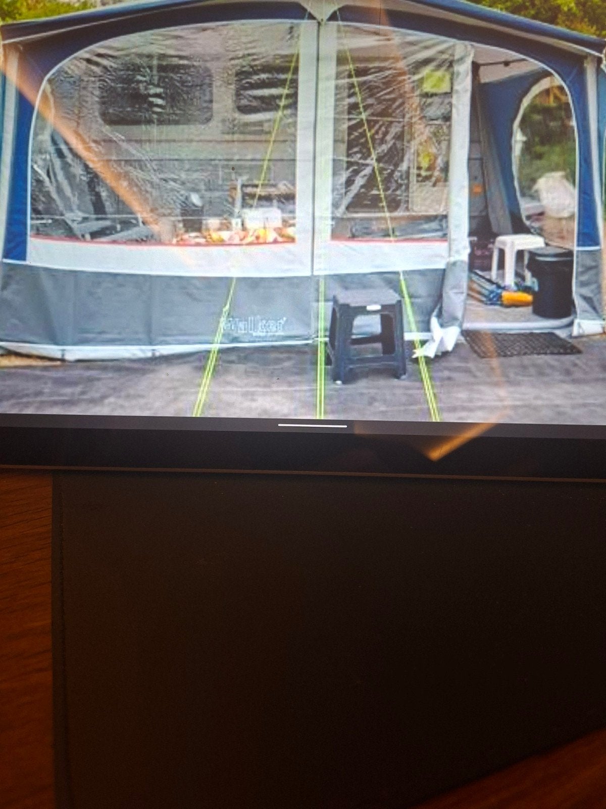 Walker voortent voor Eriba 550 GT Troll, Ophalen of Verzenden, Gebruikt, Walker Campingstyle