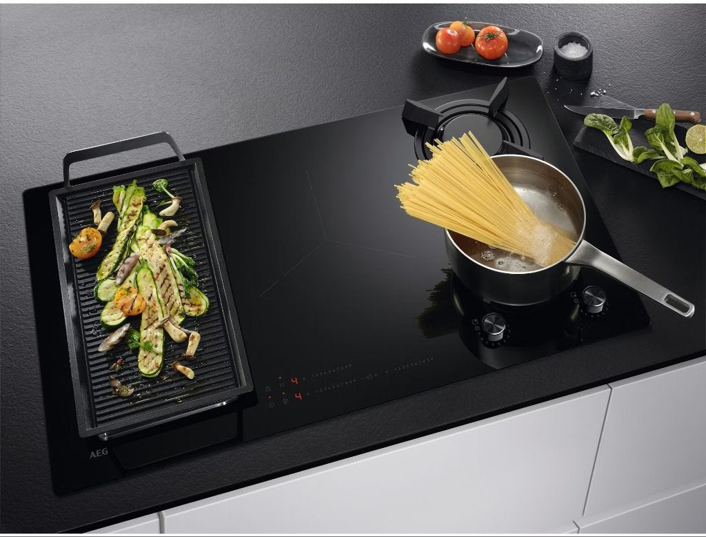 AEG HDB95623NB, Warmhoudplaat, 60 cm of meer, Ophalen of Verzenden, Zo goed als nieuw
