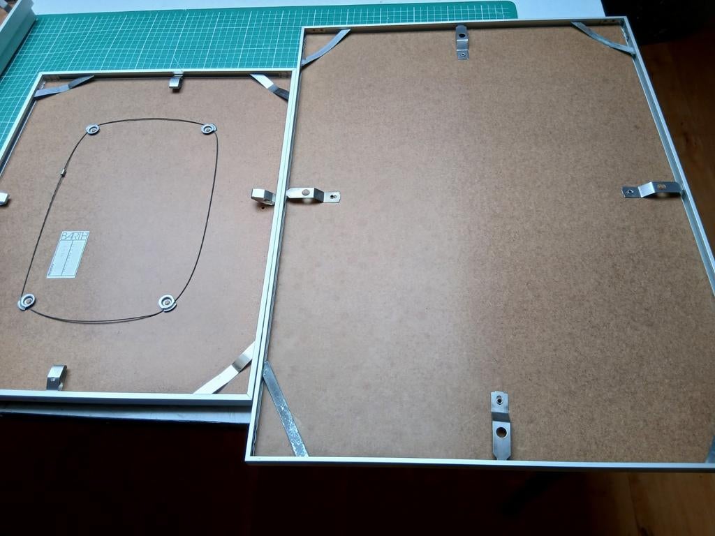 2 professionele aluminium fotolijsten - 35x45 en 60x45, Ophalen, Zo goed als nieuw