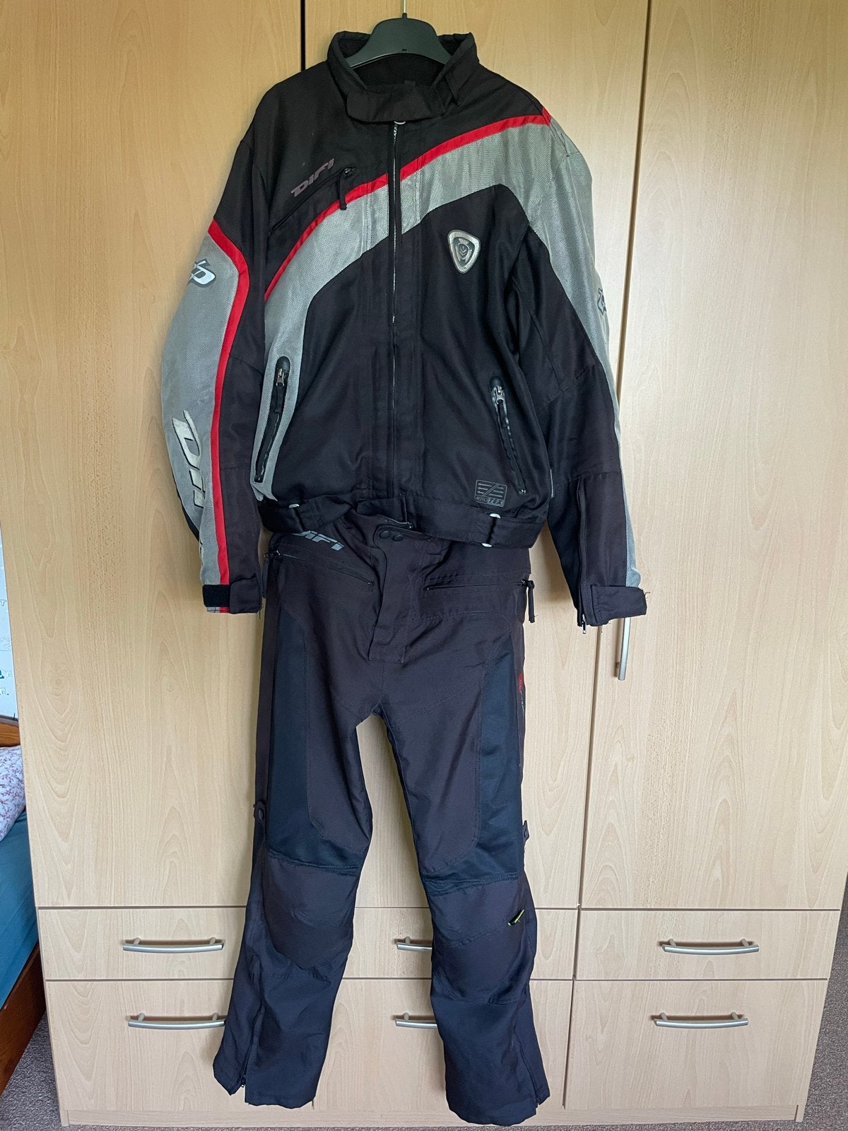 Difi Motorpak - Jas en Broek (Maat M+L), Ophalen of Verzenden, Tweedehands, Heren, Jas | textiel