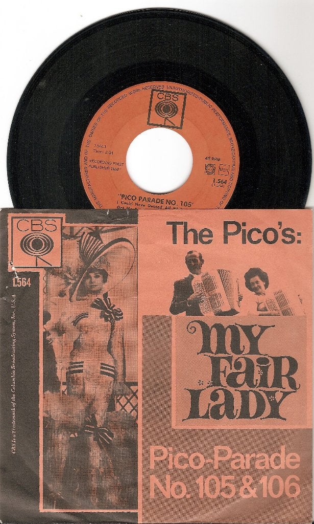 De pico's - my fair lady, Cd's en Dvd's, Ophalen of Verzenden, Gebruikt, 7 inch, Overige genres
