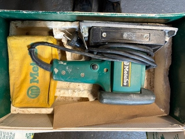 Metabo schuurmachines te koop, Doe-het-zelf en Verbouw, Gereedschap | Schuurmachines, Ophalen of Verzenden, Gebruikt, Minder dan 600 watt