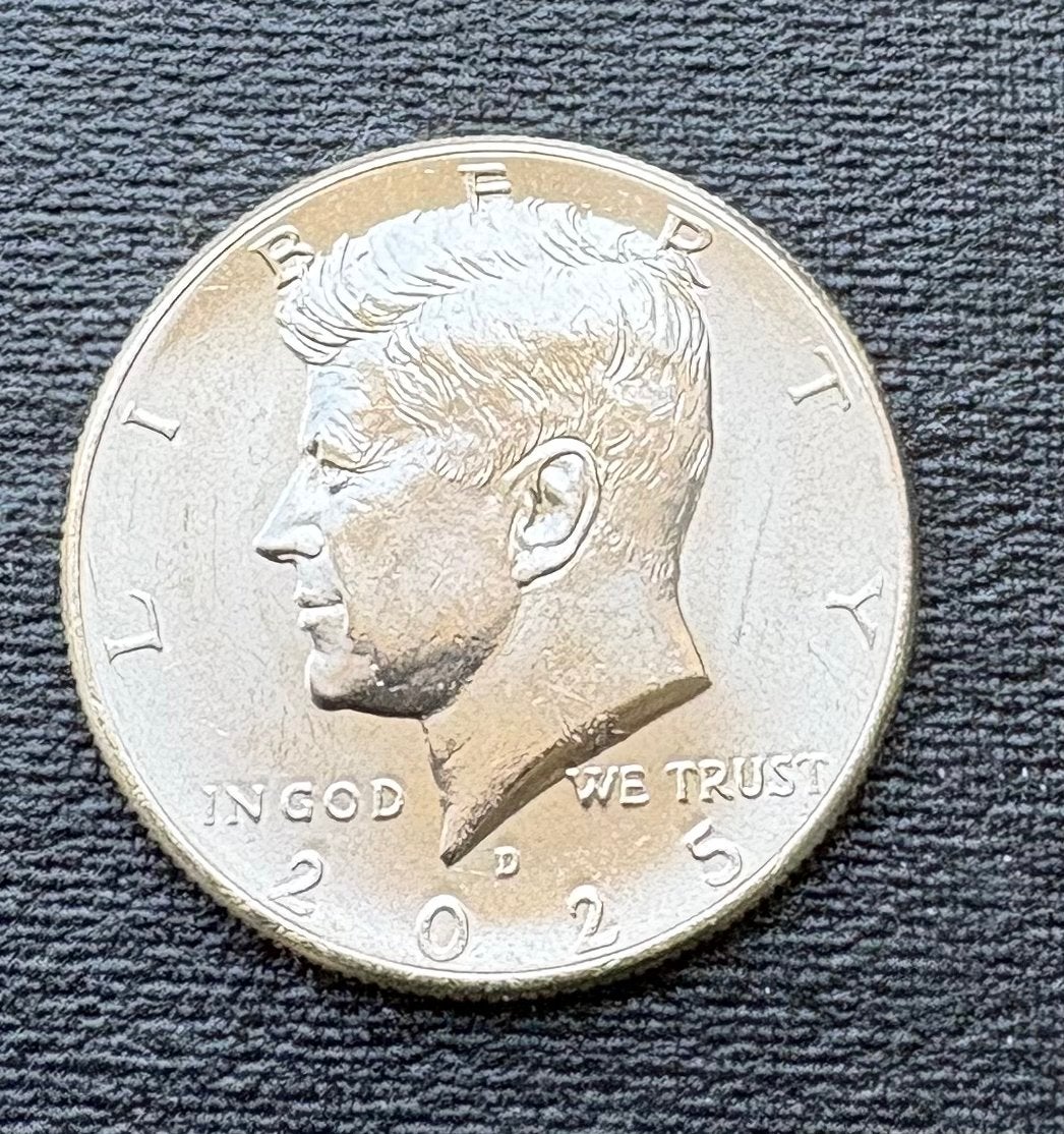 2025DKennedy Half Dollar - Amerikaanse Munt, Ophalen of Verzenden, Noord-Amerika, Losse munt