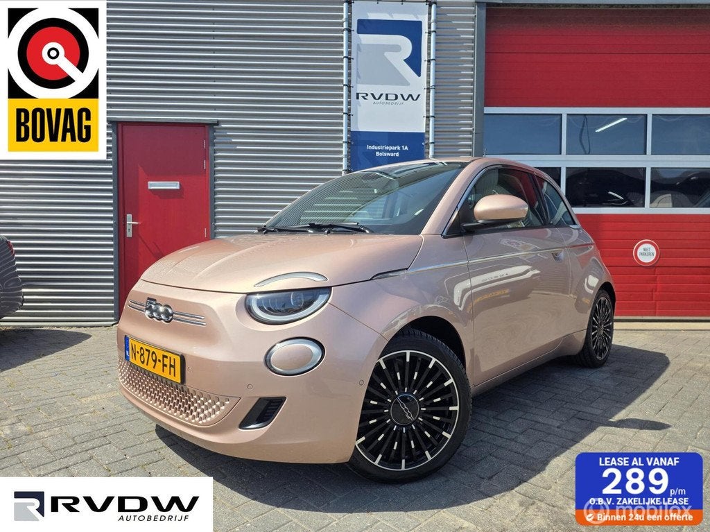 Fiat 500 3+1 Icon 42 kWh, Auto's, 1300 kg, 50 €/maand, 118 pk, 4 stoelen