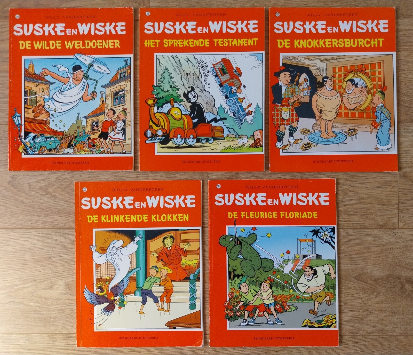 Suske en Wiske, 104, 119, 127, 233, 274, Ophalen of Verzenden