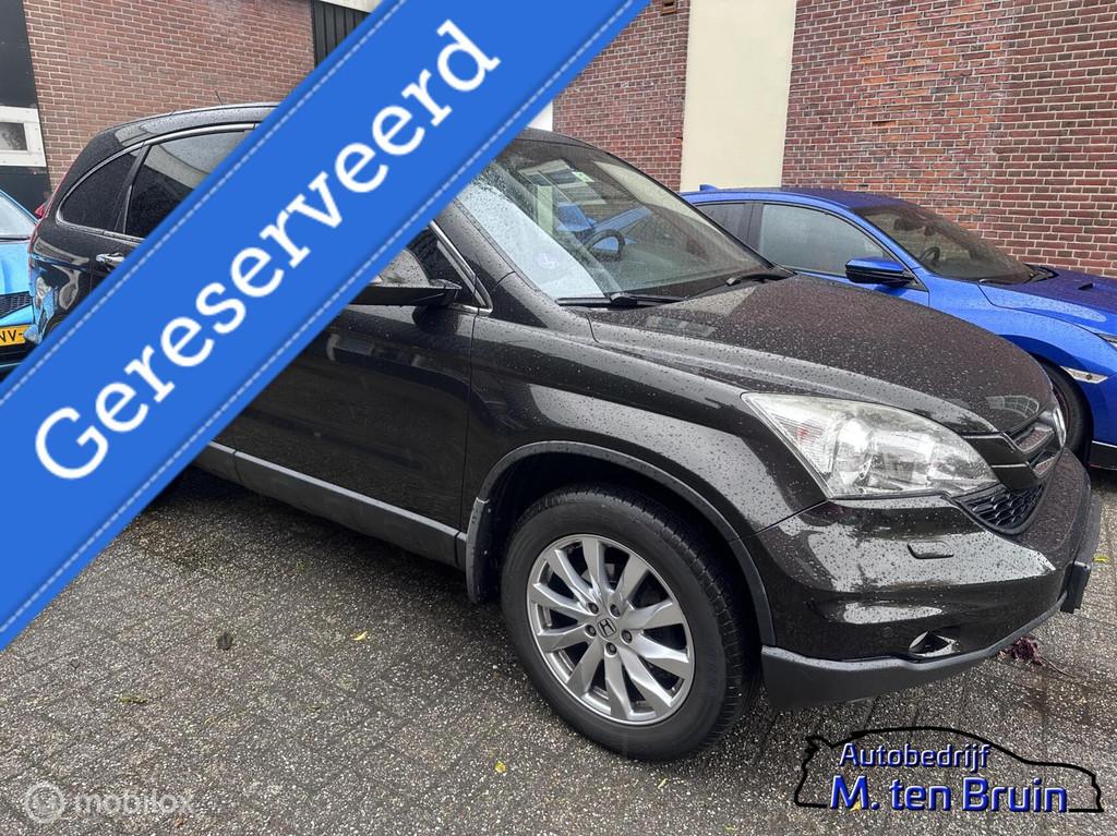 Honda CR-V 2.0i Aut Elegance Lifestyle / Trekhaak, Auto's, Honda, Automaat, Euro 5, Gebruikt, Zwart