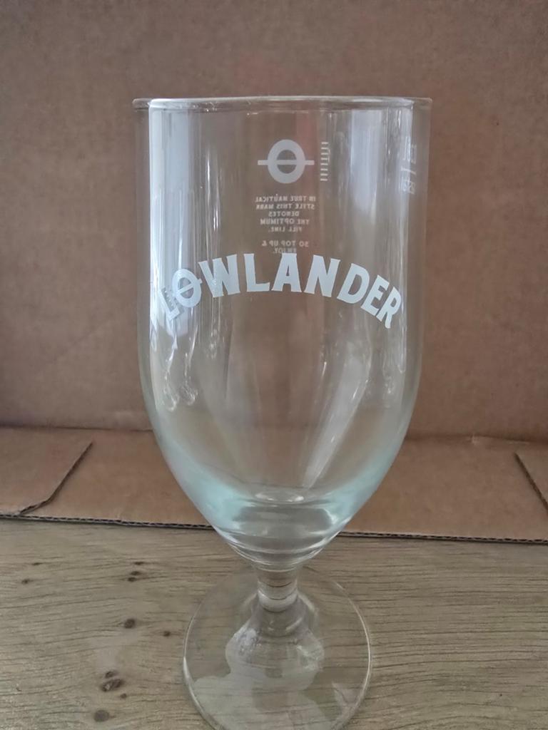 Lowlander bierglas, Ophalen, Zo goed als nieuw, Bierglas