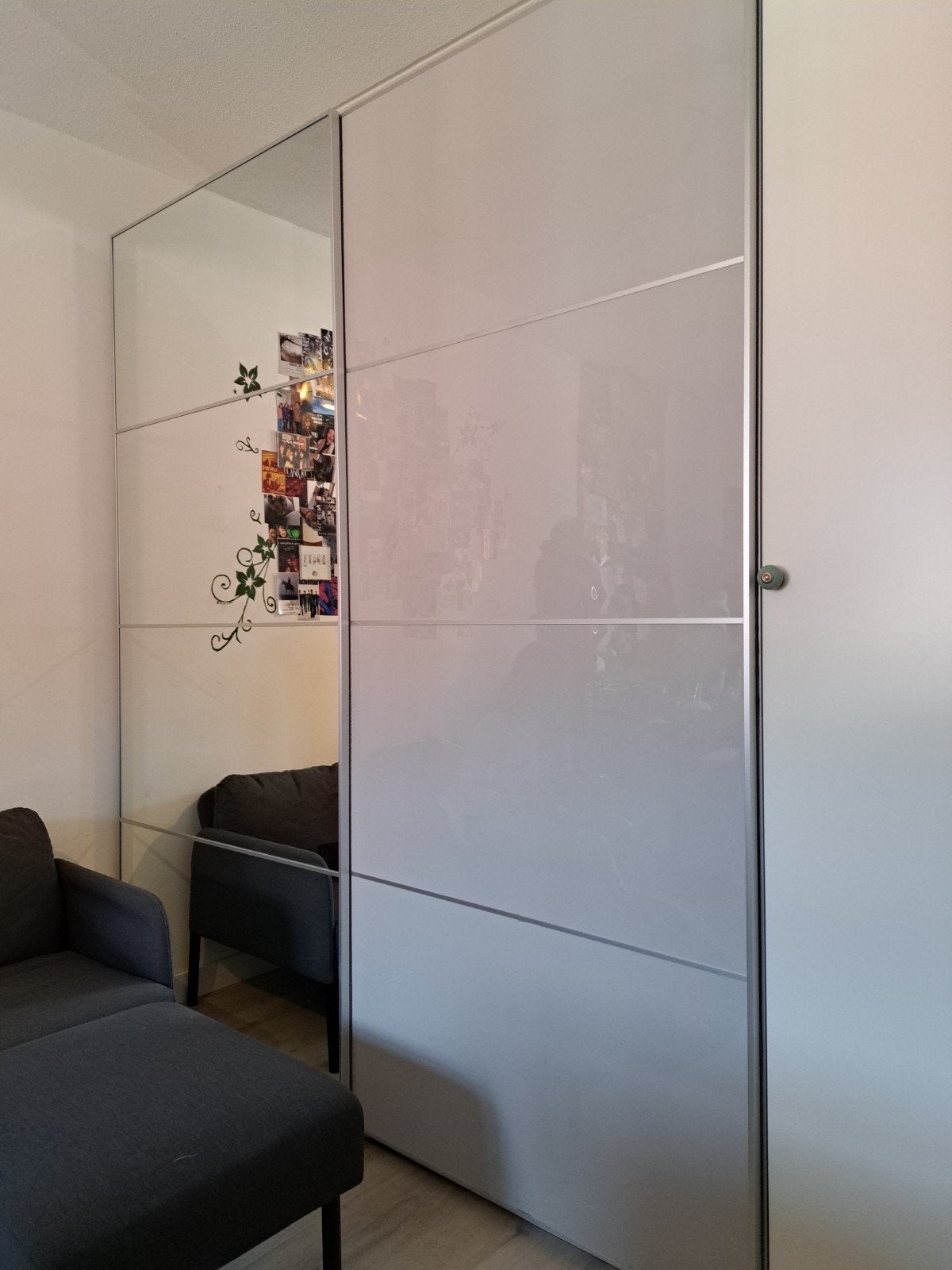 Ikea Pax kledingkast met schuifdeuren 236x200x60 cm, Ophalen, Met deur(en), Gebruikt, 200 cm of meer