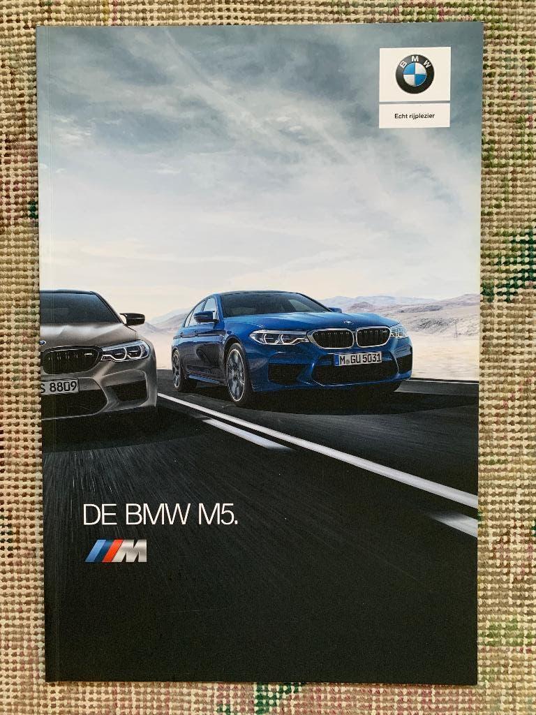 Nederlandse folder brochure BMW M5 G30 2019 nieuw, Nieuw, Ophalen of Verzenden, BMW, BMW