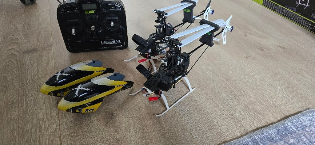 rc heli Blade 200SRX, Gebruikt, RTF (Ready to Fly), Helikopter, Ophalen