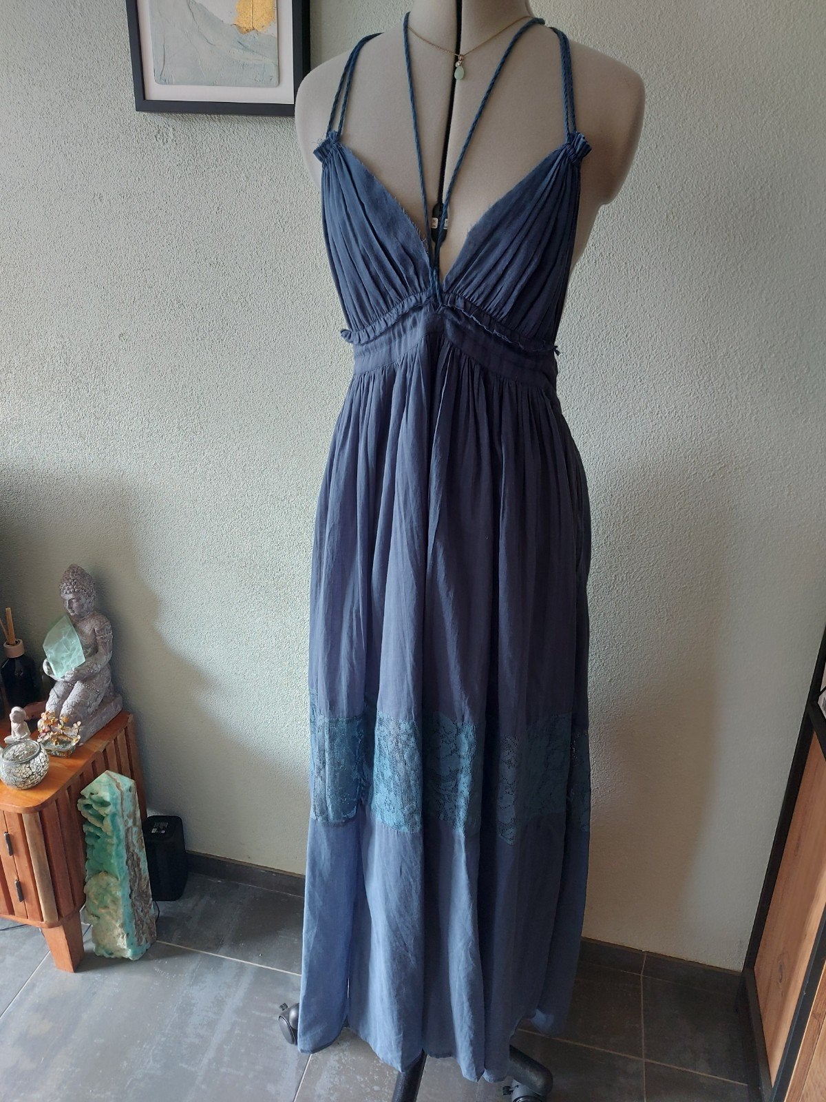 Lara Ethnics Boho Maxi Jurk - Nieuw met kaartje, Maat 38/40 (M), Lara Ethics, Nieuw, Onder de knie