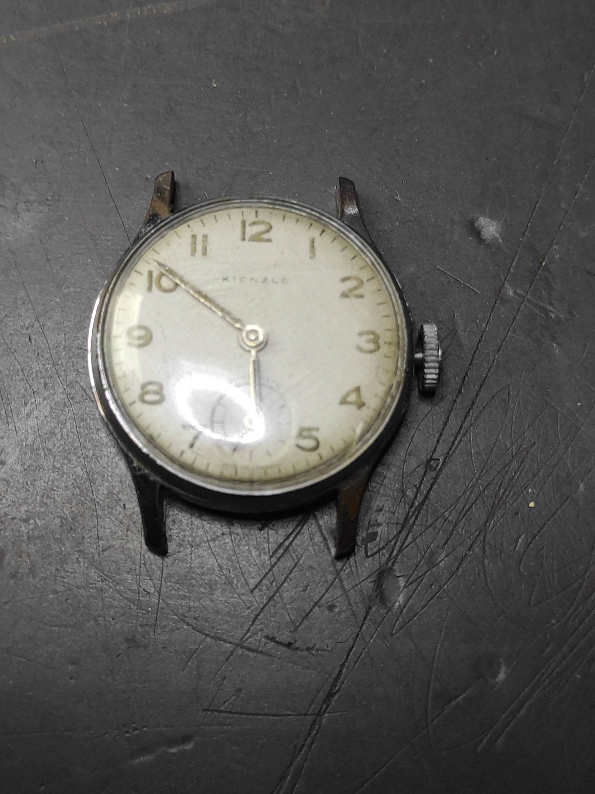 Kienzle mechanisch opwind horloge, Ophalen of Verzenden, Staal, Overige merken, 1960 of later