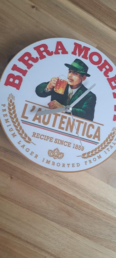 Barklok BIRRA MORETTI. 20CM., Ophalen of Verzenden, Zo goed als nieuw, Overige merken