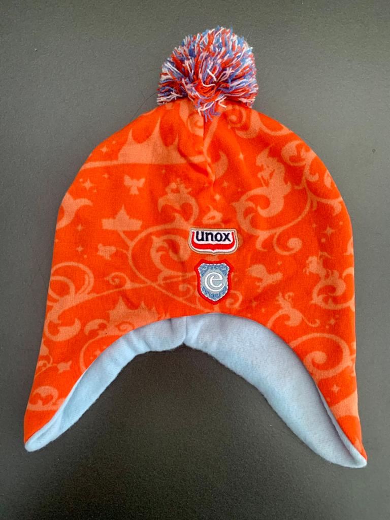 TE KOOP: muts van Efteling / Unox ZGAN, Ophalen of Verzenden, Zo goed als nieuw, Kleding