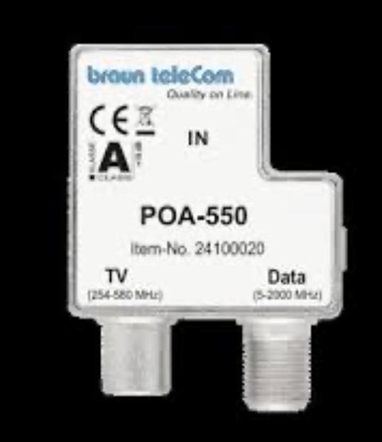 Braun Telecom POA-550 Ziggo splitter TV en internet, Ophalen of Verzenden, Nieuw, Minder dan 2 meter, HDMI-kabel