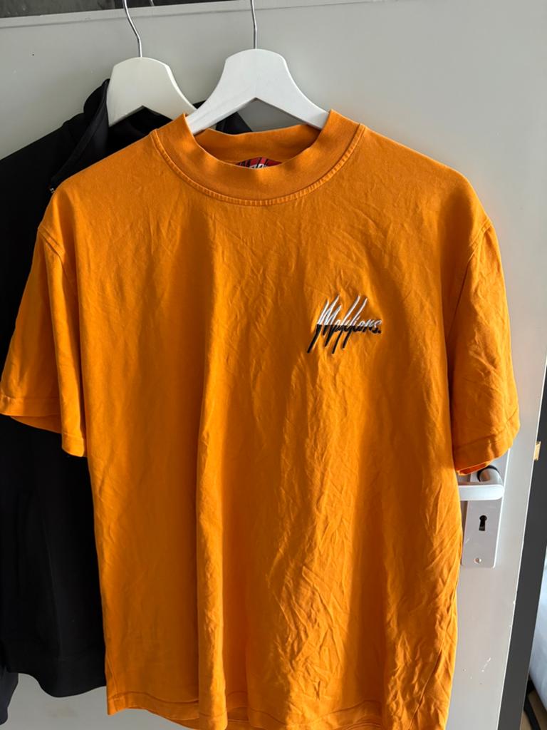 Malelions shirt, Ophalen of Verzenden, Zo goed als nieuw, Maat 48/50 (M), Oranje