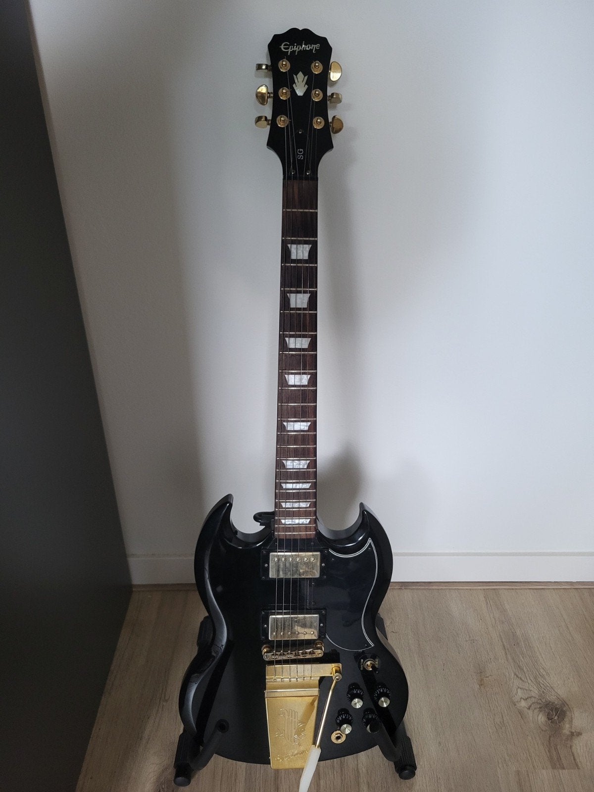 Epiphone SG-400 meastro limited edition, Ophalen, Zo goed als nieuw, Solid body, Epiphone