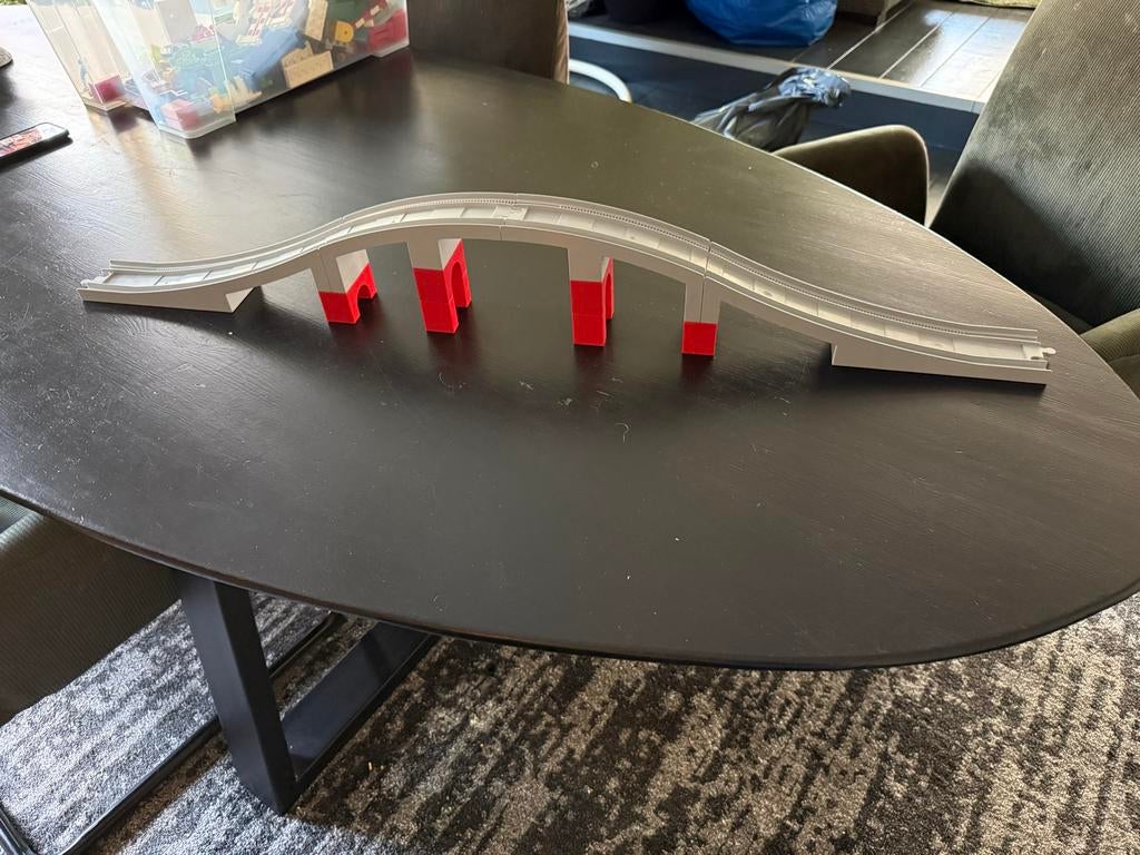 Duplo Treinbrug (licht spoor) - Prima staat, Ophalen of Verzenden, Gebruikt, Accessoire, Duplo