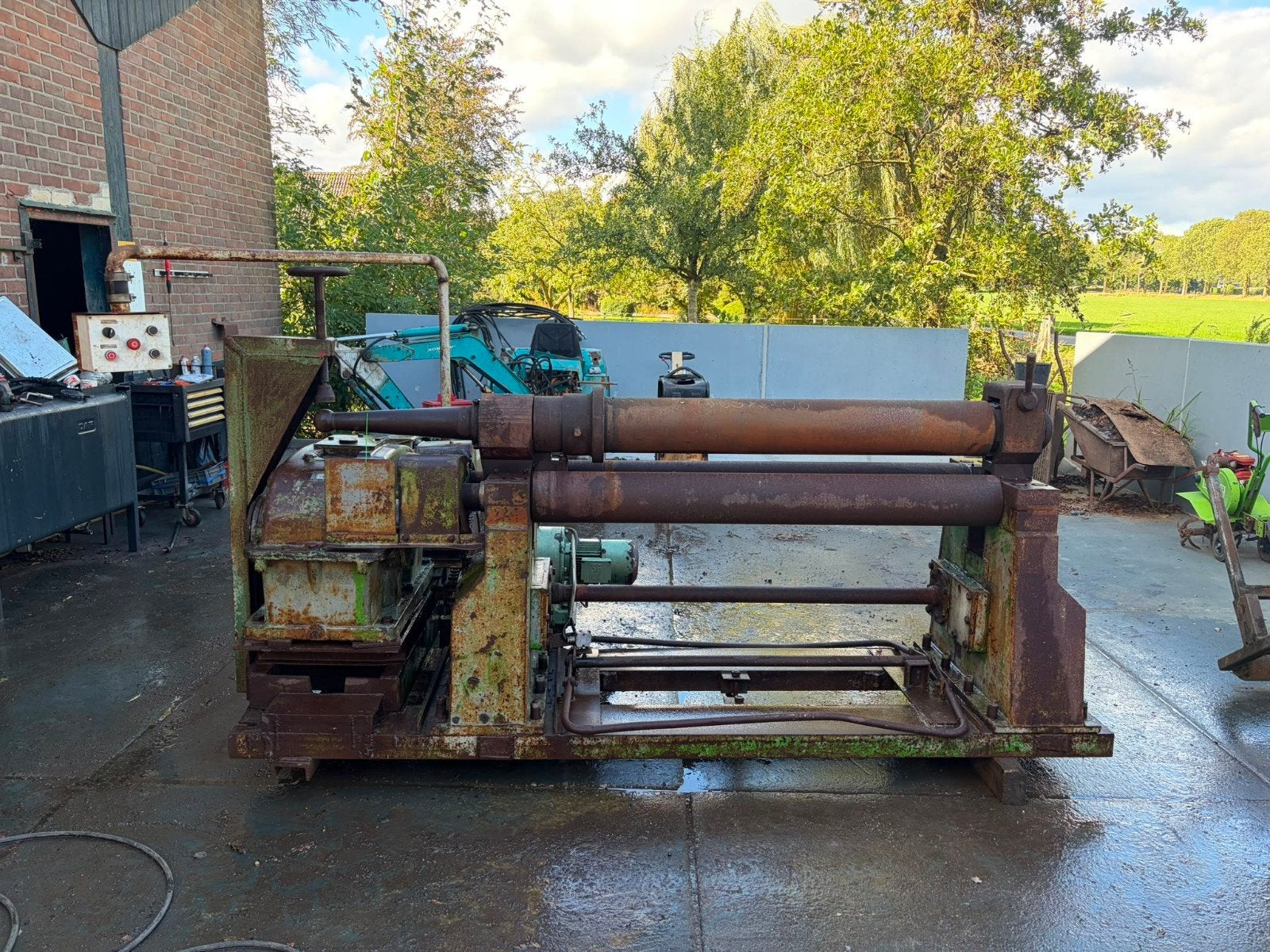 Robuuste Platenwals - Ideaal voor Metaalbewerking, Ophalen