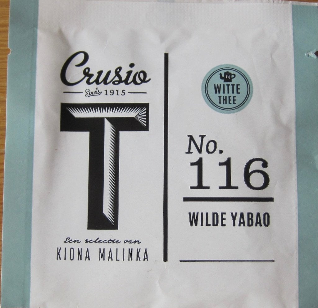 een enkel theezakje van  Crusio T - witte thee, Hobby en Vrije tijd, Theezakjes, Ophalen of Verzenden, Theezakje(s)