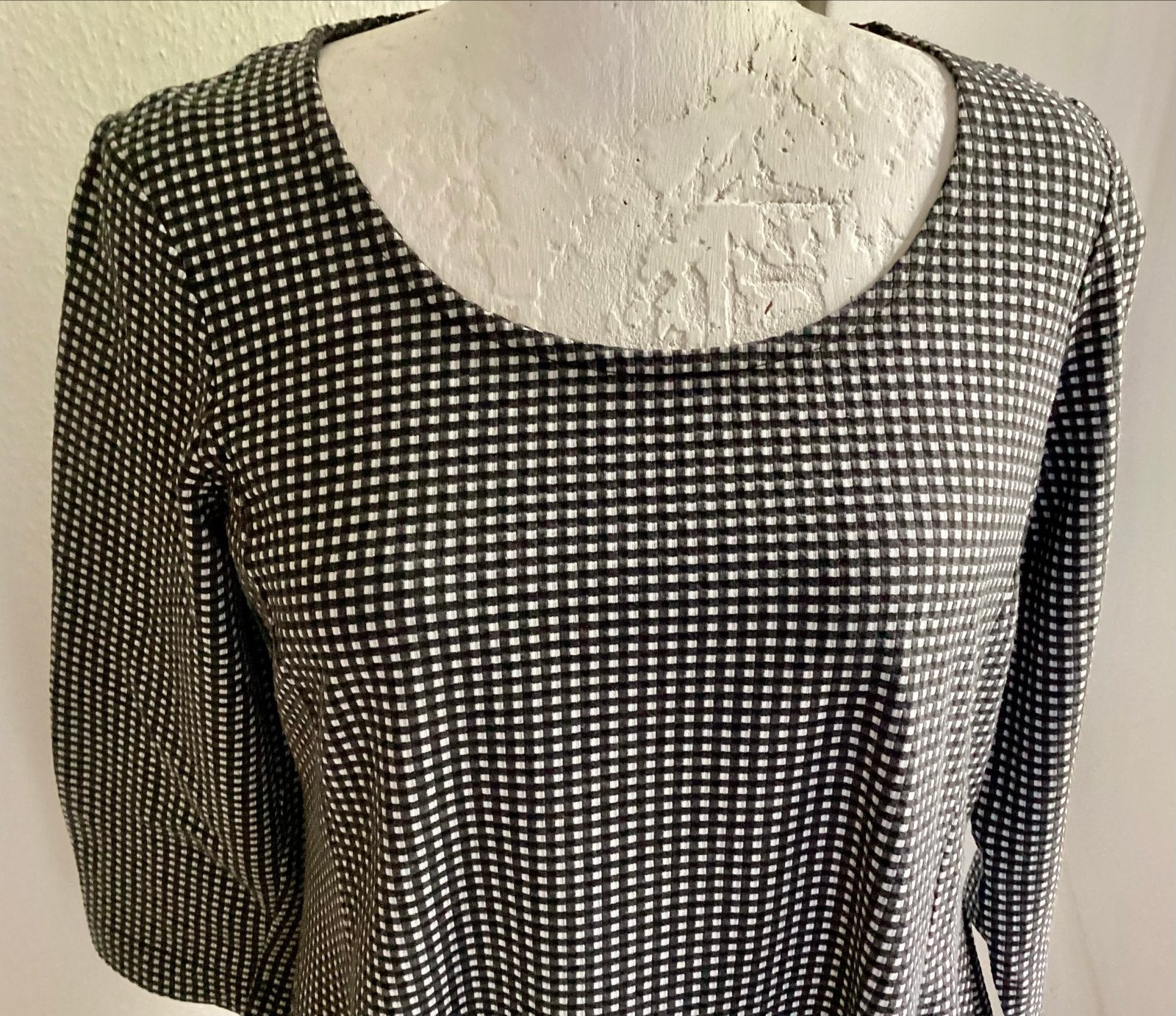 Rundholz Black Label ballonjurk zwart wit ruitje, nieuw, Verzenden, Nieuw, Maat 36 (S), Meerkleurig
