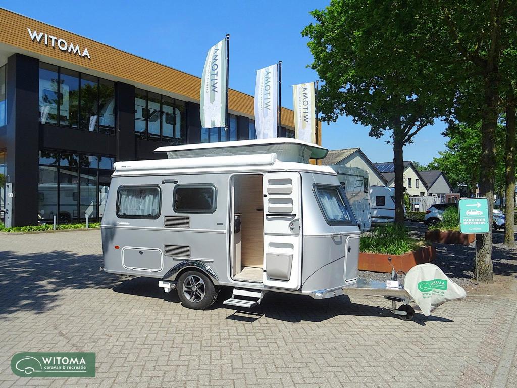 Eriba Triton Silver Edition 430 2e pinksterdag open, Caravans en Kamperen, Caravans, Tot en met 3, Schokbreker, 4 tot 5 meter