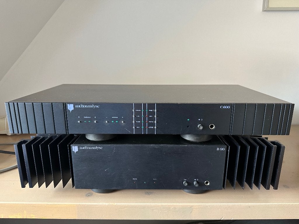 AudioAnalyse Voor- en Eindversterker, Audio, Tv en Foto, Versterkers en Receivers, Gebruikt, 60 tot 120 watt, Stereo, Ophalen
