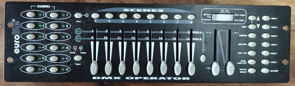 Eurolite DMX Operator 192-kanaals lichtsturing, Muziek en Instrumenten, Ophalen of Verzenden, Gebruikt, Licht