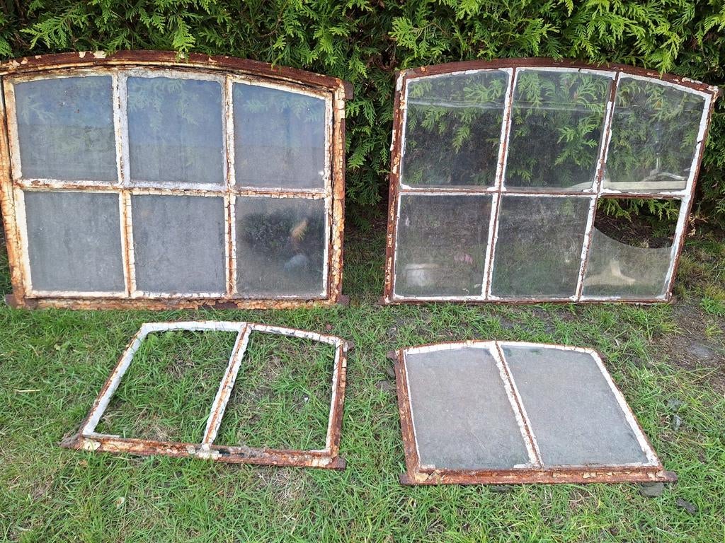 Oude stal ramen, Ophalen, Gebruikt, Minder dan 80 cm, Minder dan 80 cm