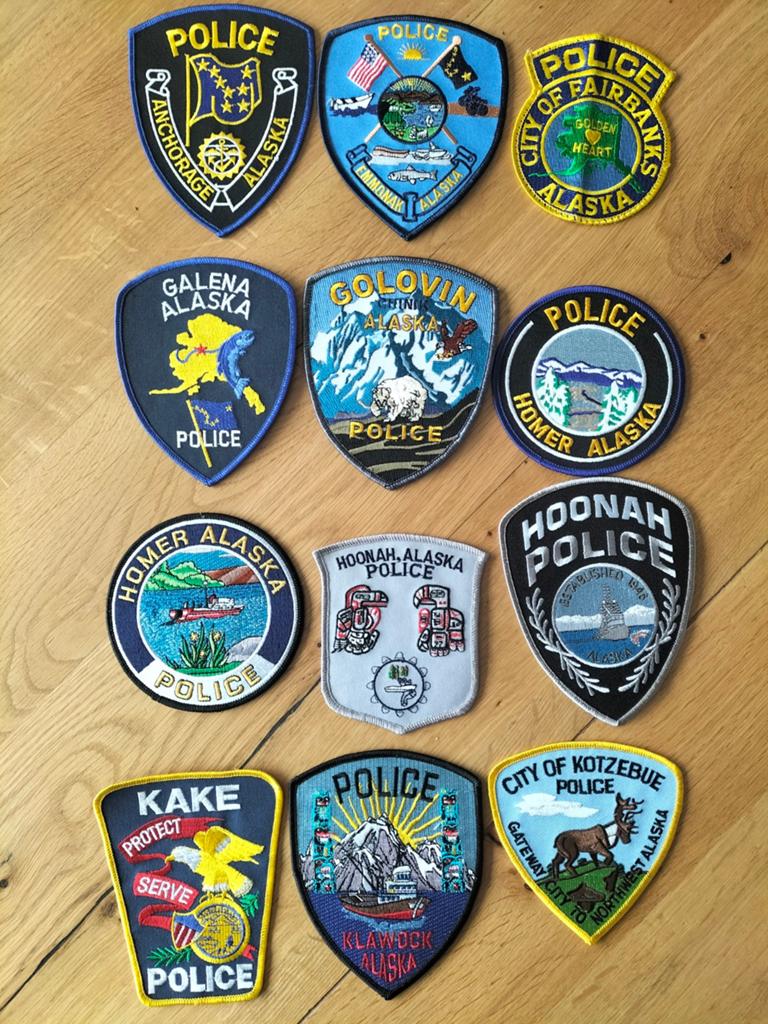 Alaska Police patches, Ophalen of Verzenden, Overige soorten, Amerika, Embleem of Badge