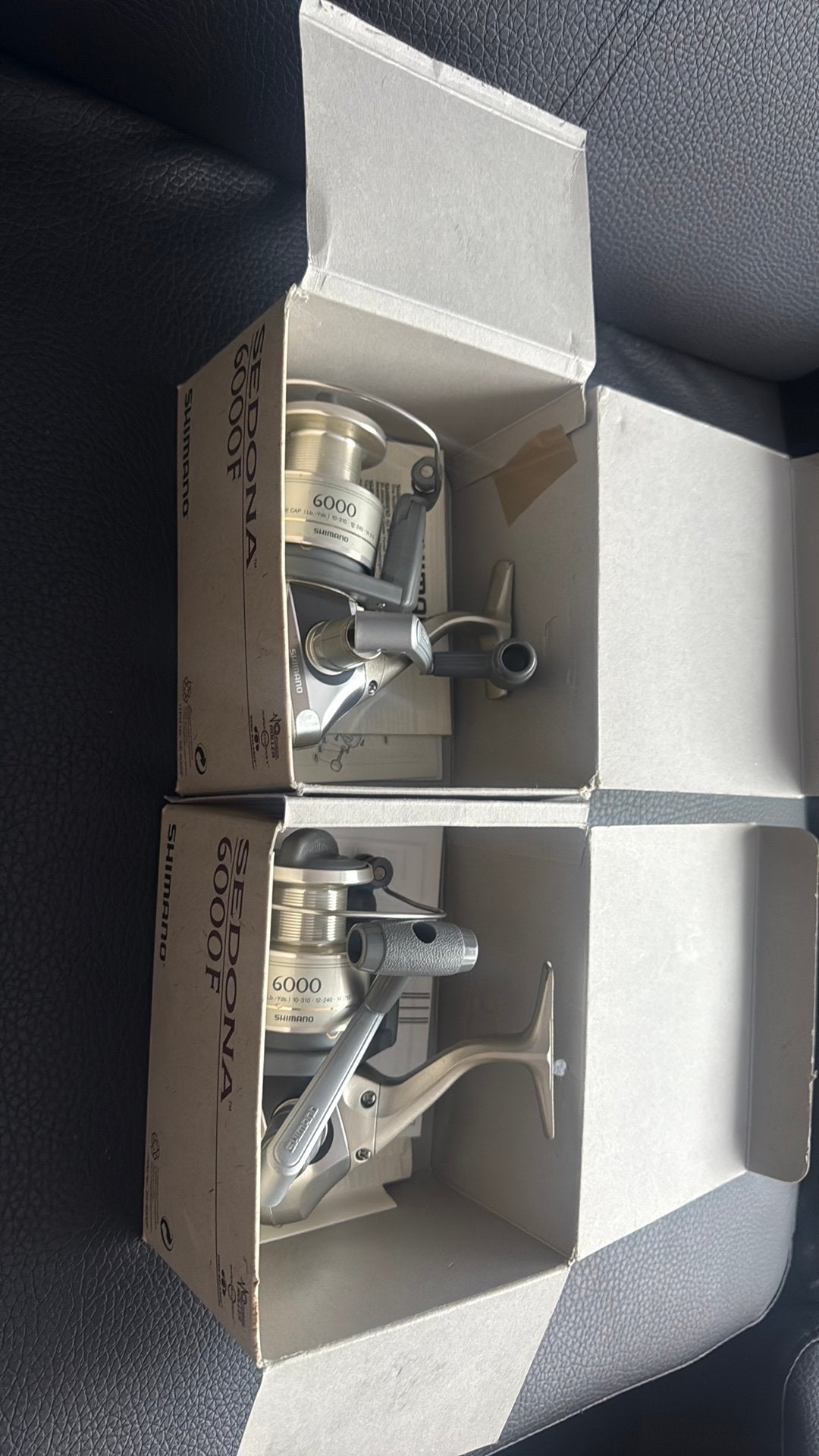 2 Shimano Sedona 6000 F ZGAN, Watersport en Boten, Ophalen of Verzenden, Zo goed als nieuw, Molen