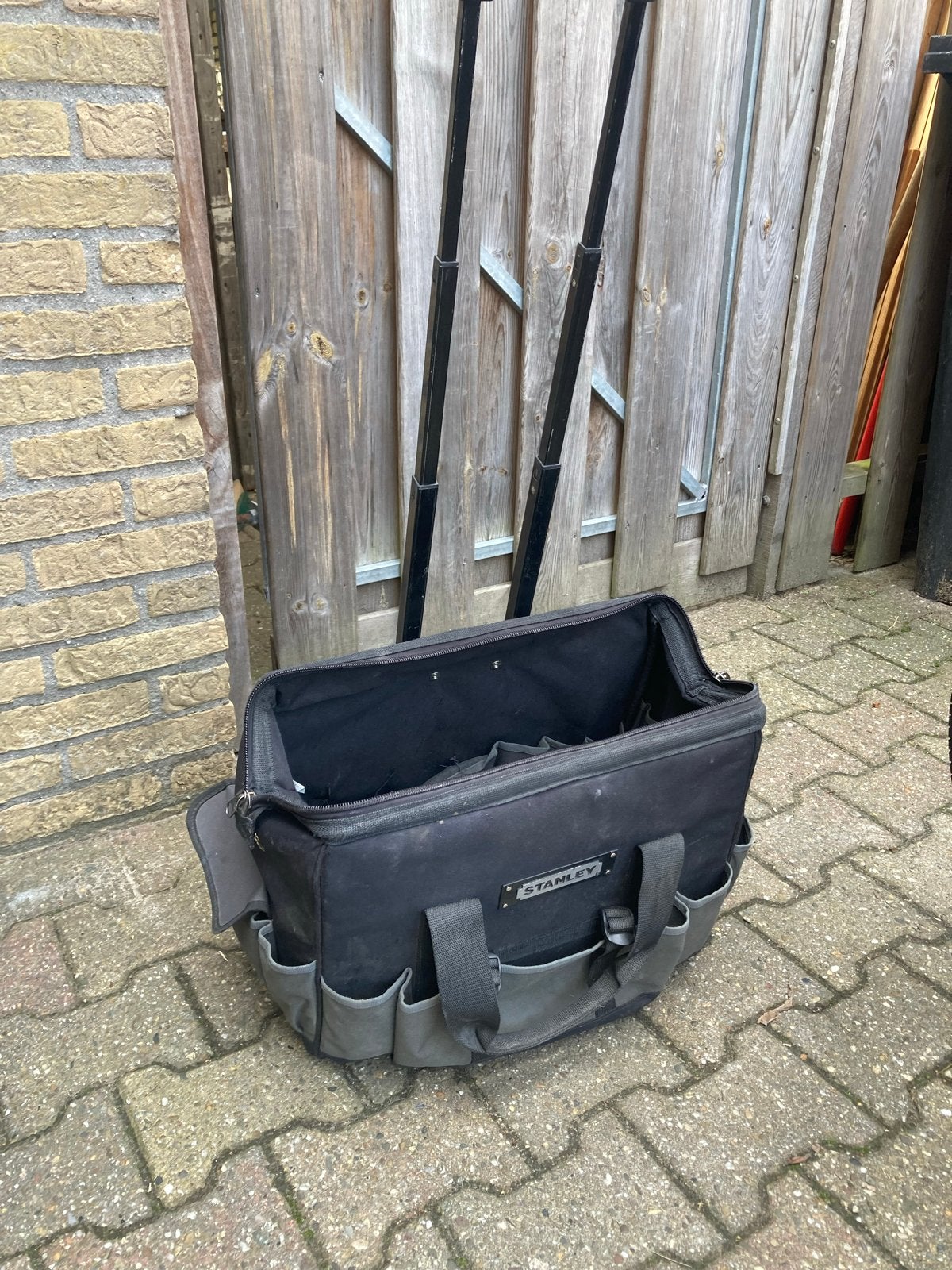 Stanley gereedschaptas op wielen, Ophalen of Verzenden, Gebruikt