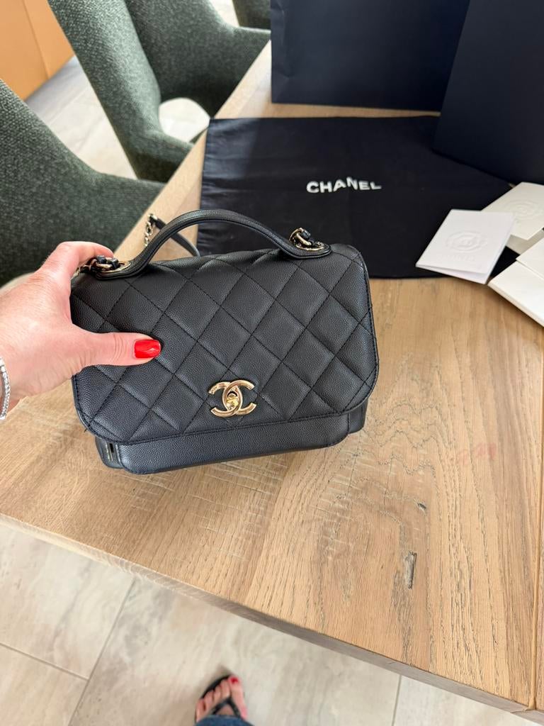 Chanel tas, Ophalen of Verzenden, Zwart, Schoudertasje