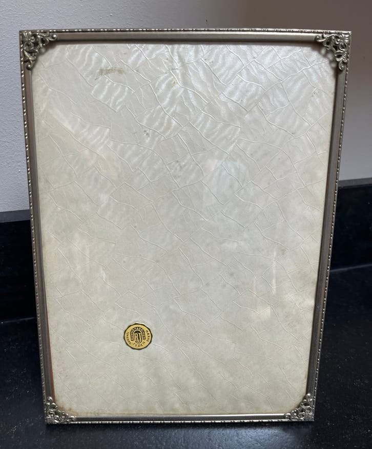 Oud antiek fotolijstje met bol glas 18x24 cm - Puntgaaf, Huis en Inrichting, Woonaccessoires | Lijsten, Ophalen of Verzenden, Gebruikt