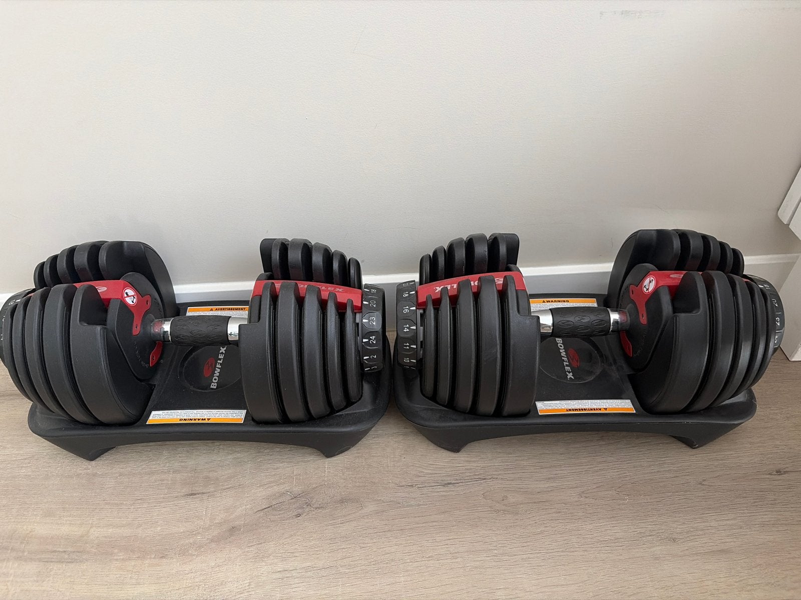 Bowflex SelectTech 552i Verstelbare Dumbbells (Set), Ophalen, Zo goed als nieuw, Armen, Dumbbell