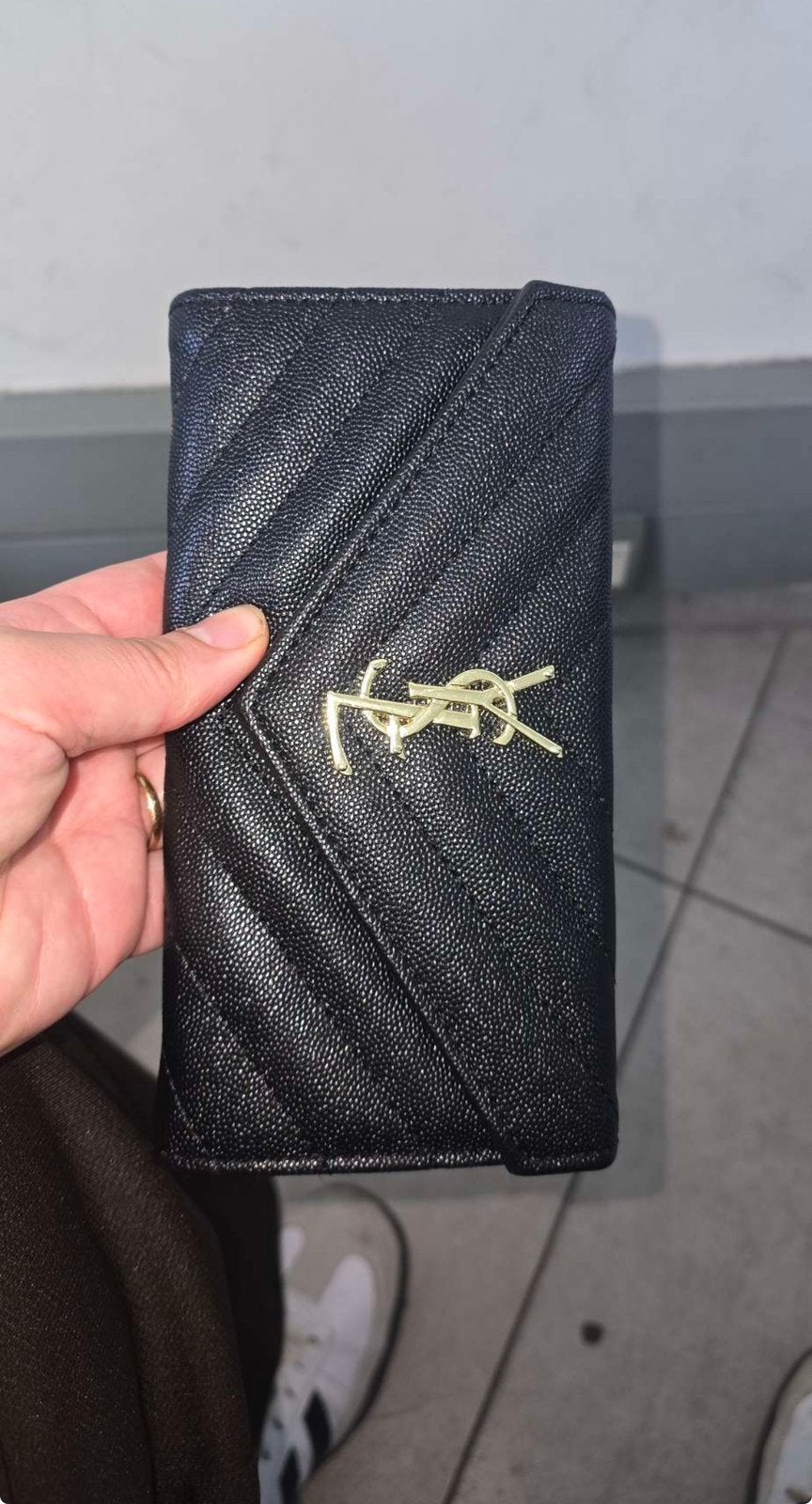 Luxe dames portomonee, Ophalen, Zo goed als nieuw, Zwart