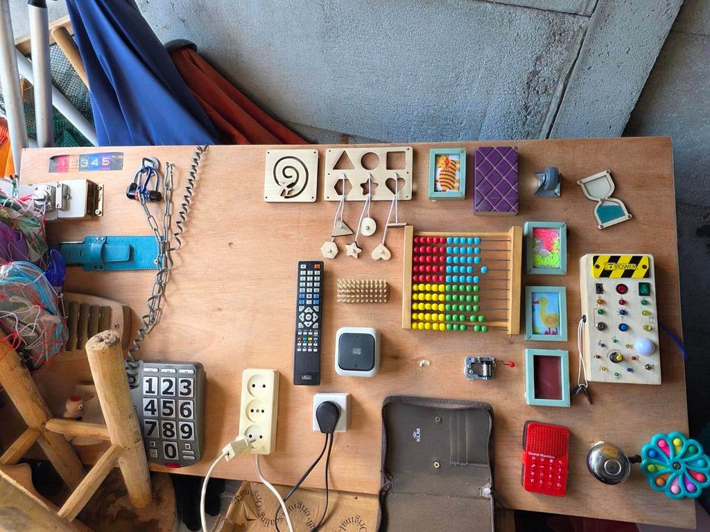 Zelf gemaakt Montessori bord, Ophalen of Verzenden