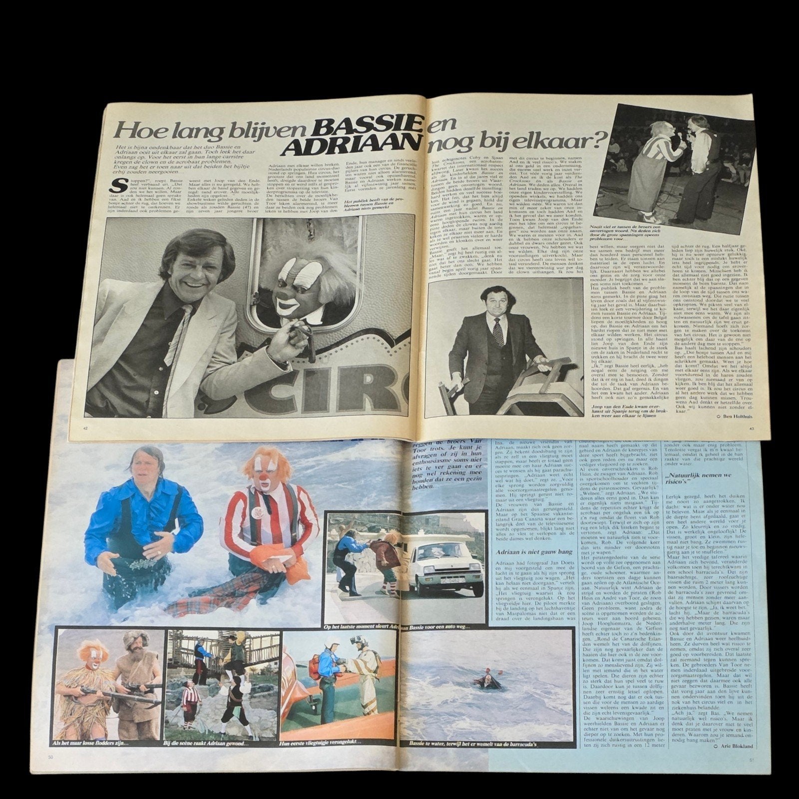 Bassie en Adriaan in de bladen (Story's jaren '80), Seizoenskaart, Eén persoon
