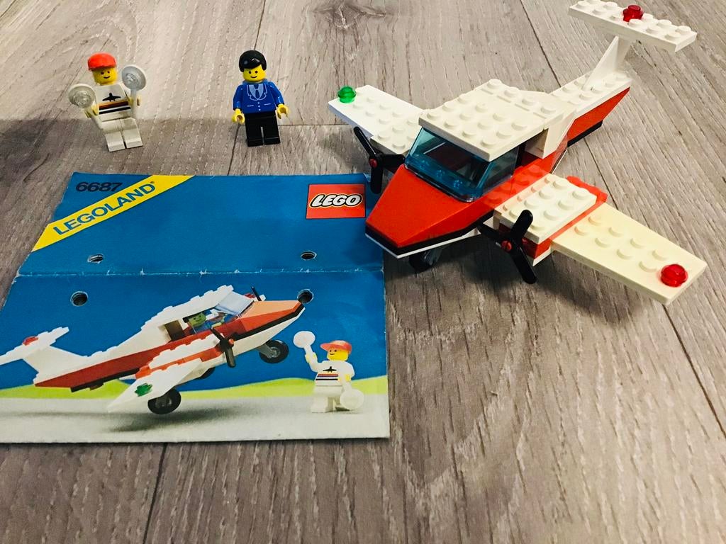 LEGO classic 6687, airport turbo prop, compleet, IGS, Kinderen en Baby's, Speelgoed | Duplo en Lego, Compleet, Gebruikt, Lego