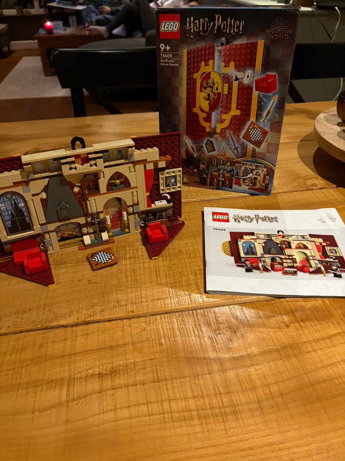 Lego 76409 Gryffindor House Banner zonder minifigures, Ophalen of Verzenden, Zo goed als nieuw