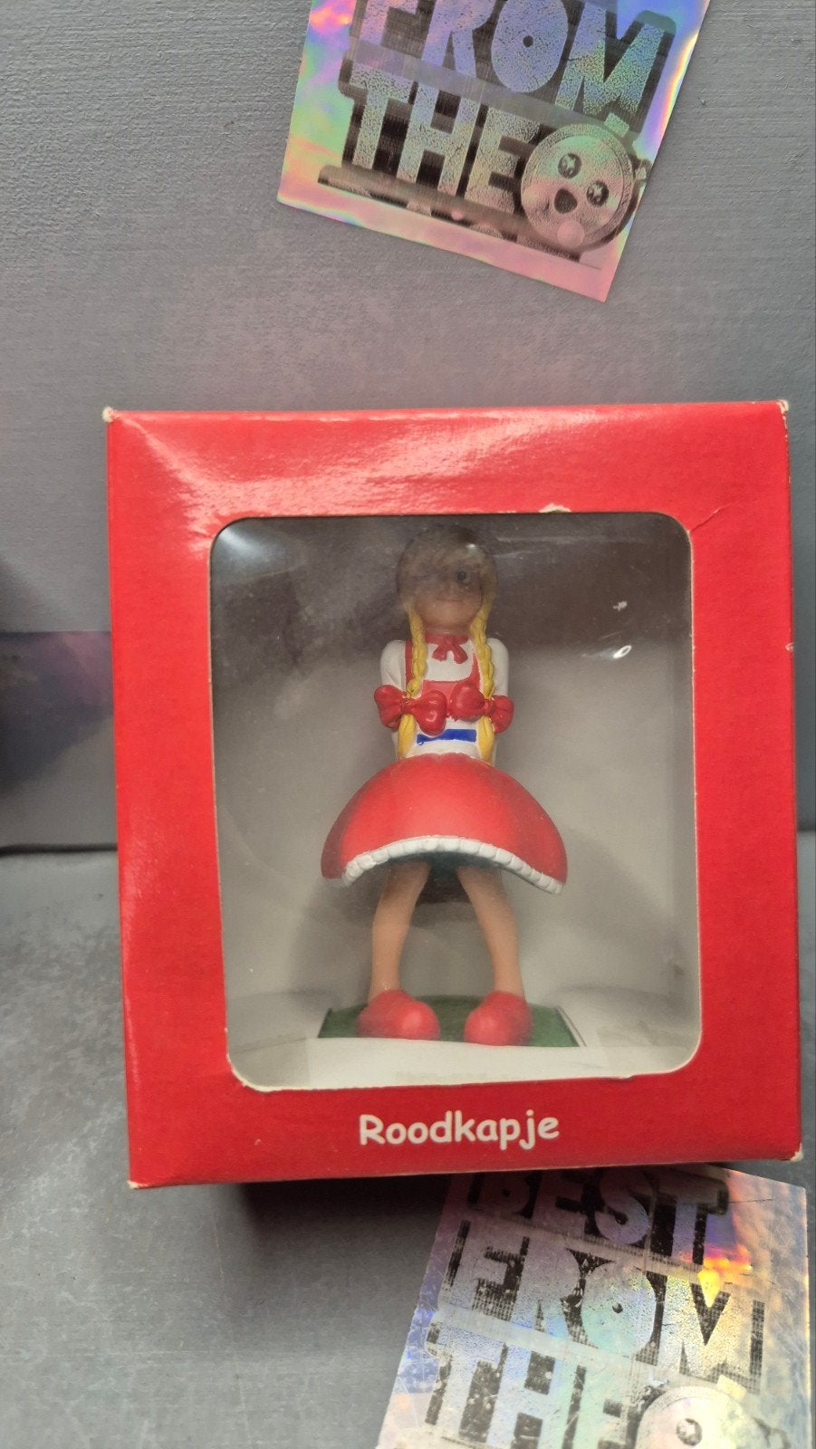 Roodkapje beeldje in doosje - Sprookjesfiguur, Ophalen of Verzenden