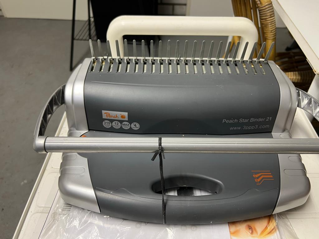 Peach Star Binder 21 Bindmachine, Ophalen of Verzenden, Zo goed als nieuw
