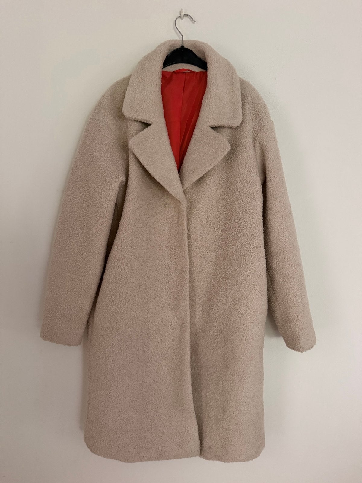 Hema teddy jas maat S, Verzenden, Zo goed als nieuw, Maat 36 (S), Beige