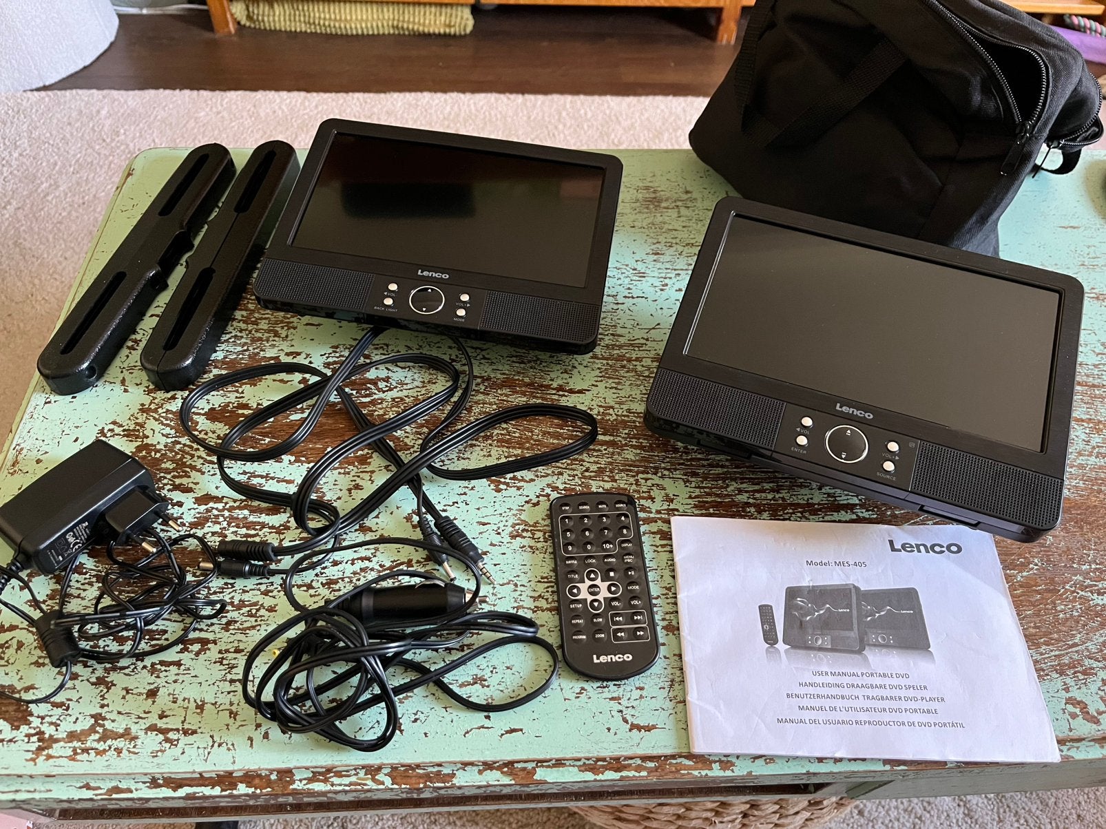 Lenco dvd-spelers voor auto, complete set en in goede staat, Ophalen, Gebruikt