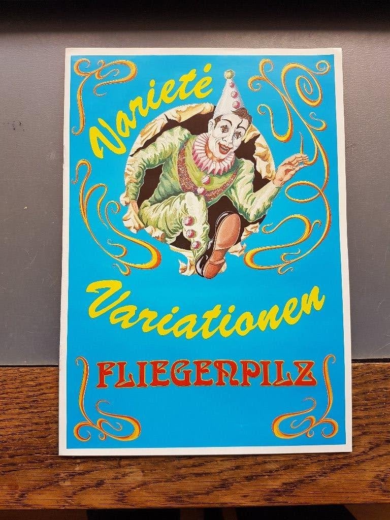 Circus Varieté-Variationen Fliegenpilz Programma 1989., Ophalen of Verzenden, Zo goed als nieuw