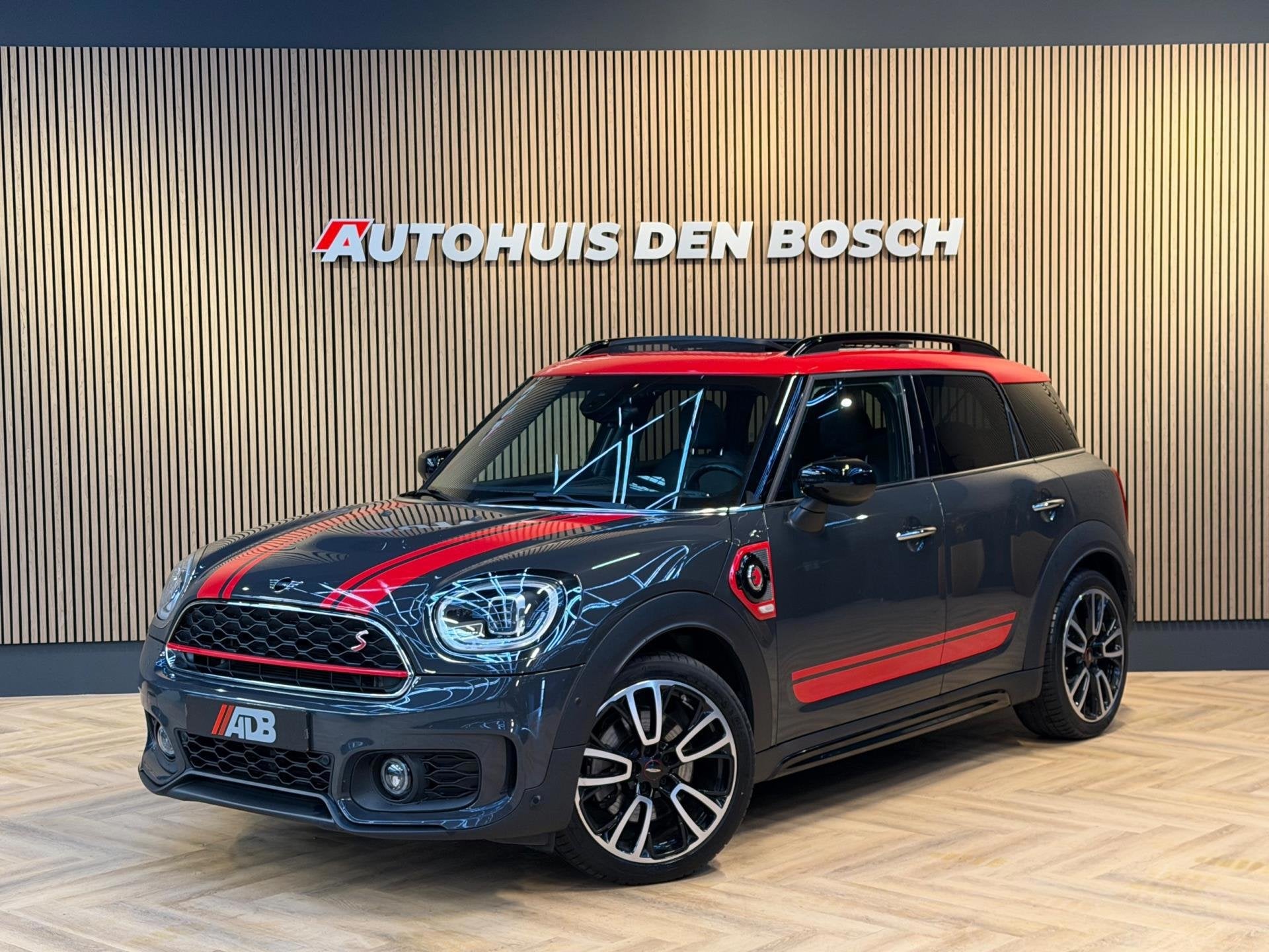 Mini Countryman Cooper S E ALL4 John Cooper Works. Pano - HK, Auto's, Mini, Automaat, Dealer onderhouden, Gebruikt, Countryman