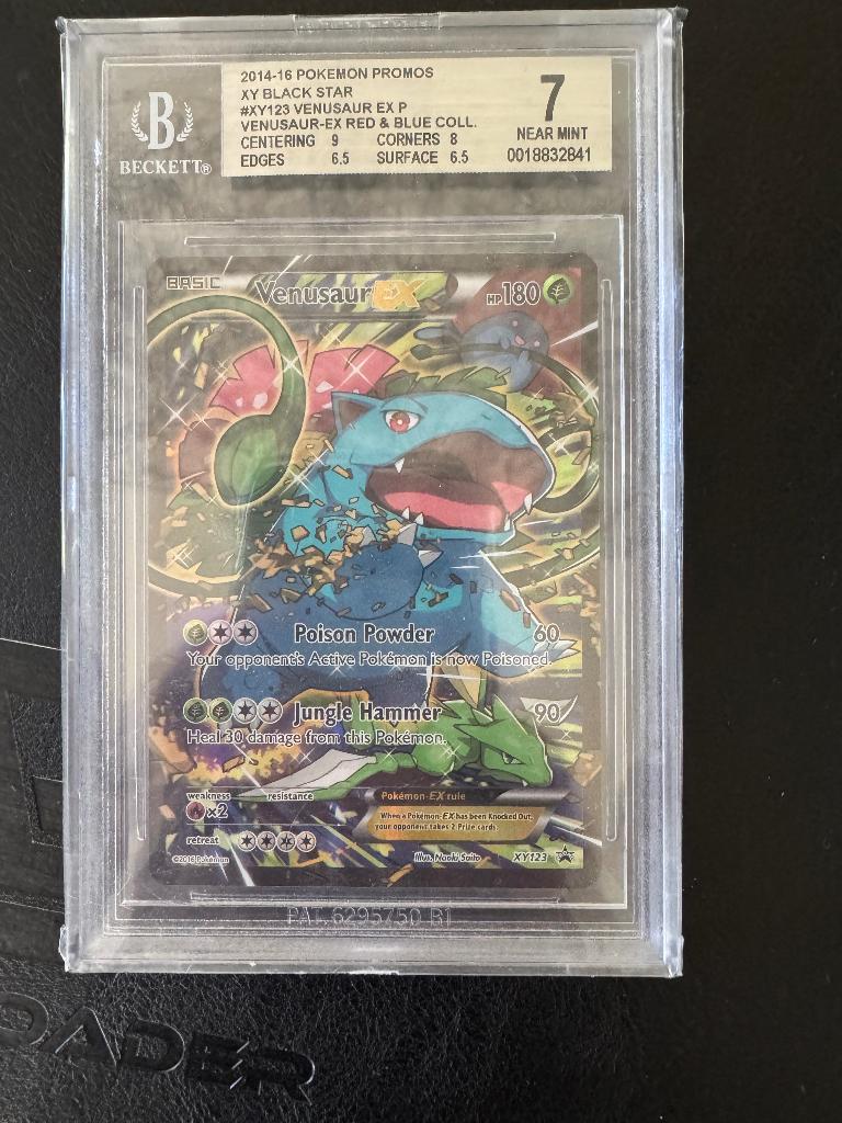 Venusaur XY123, BGS 7, Hobby en Vrije tijd, Verzamelkaartspellen | Pokémon, Ophalen of Verzenden, Nieuw, Losse kaart, Foil