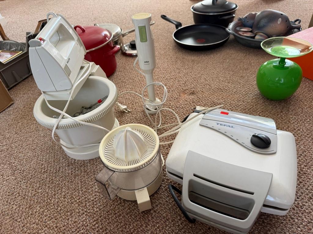 Te koop: keukenapparaten, Huis en Inrichting, Ophalen, Kunststof, Wit, Overige merken
