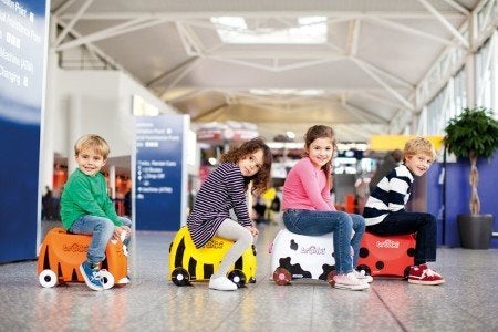 Trunki kinderkoffers 7 soorten op voorraad, Dam BVBA, Hard kunststof, Slot, Info@hopsa.nl