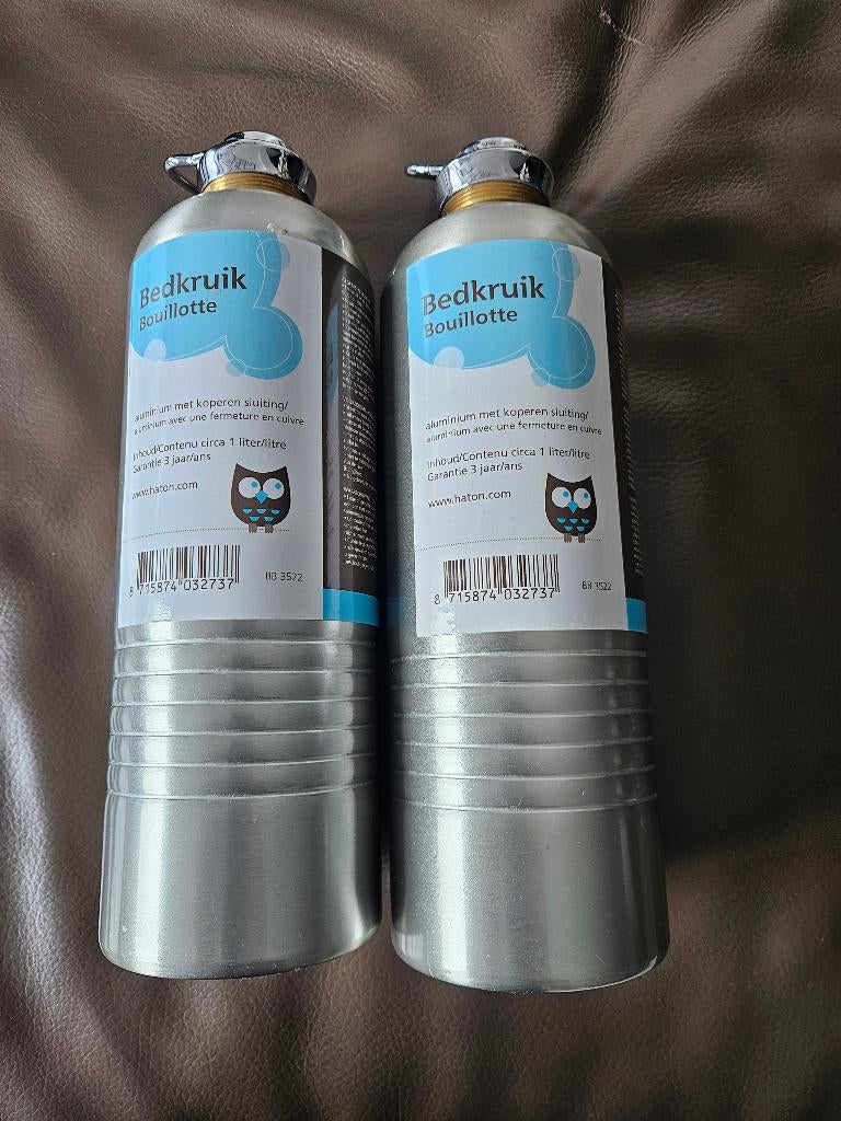 2 x Bedkruik 1L, Ophalen of Verzenden, Zo goed als nieuw, Overige typen